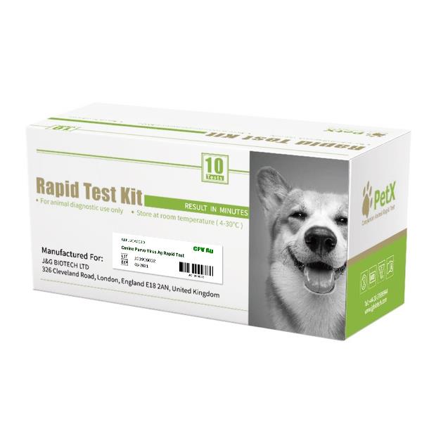 Prueba de antígeno de parvovirus canino